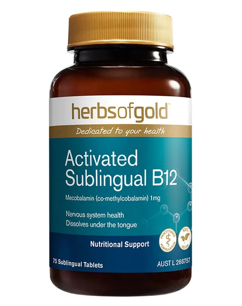 ACTIVATED SUBLINGUAL B12 75Tabs