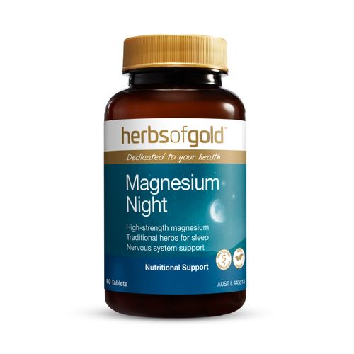 HERBS OF GOLD MAGNESIUM NIGHT 60 TABLETS